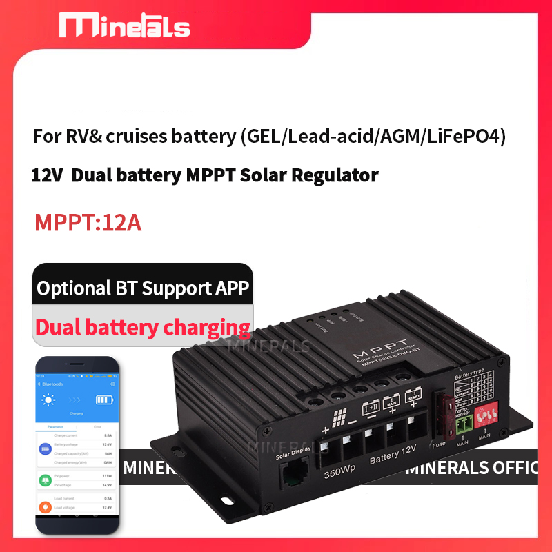 Charge Controller Solar - MPPT5012 12V/24V 12A Akıllı Güneş Enerjisi