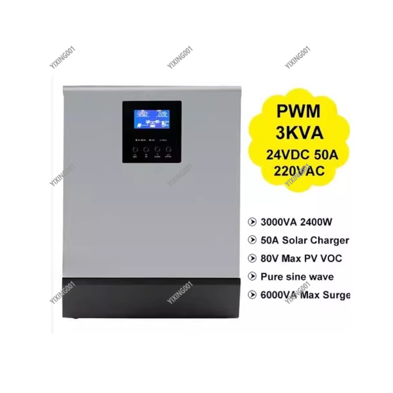 Charge Controller Solar - 3KVA/2400W 24V Güneş İnvertörü - PWM