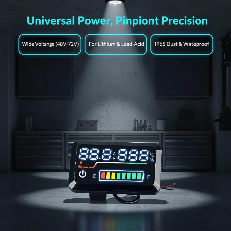 Energy Monitor Meter - Yeni Hassas Voltaj Ölçer Dijital Pil