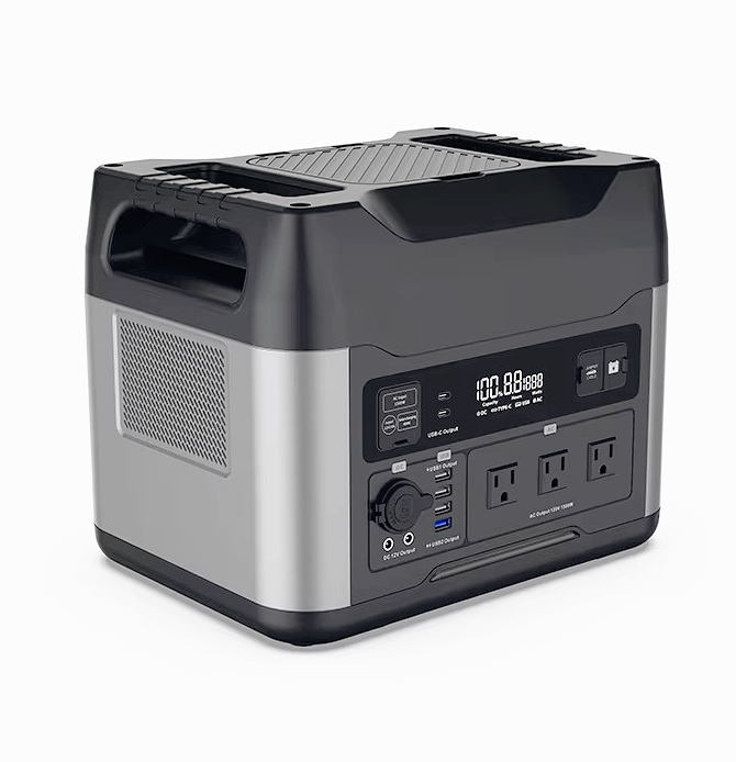 Portable Power Station - 3000W LiFePO4 Pil Yedeklemeli, AC Prizli,