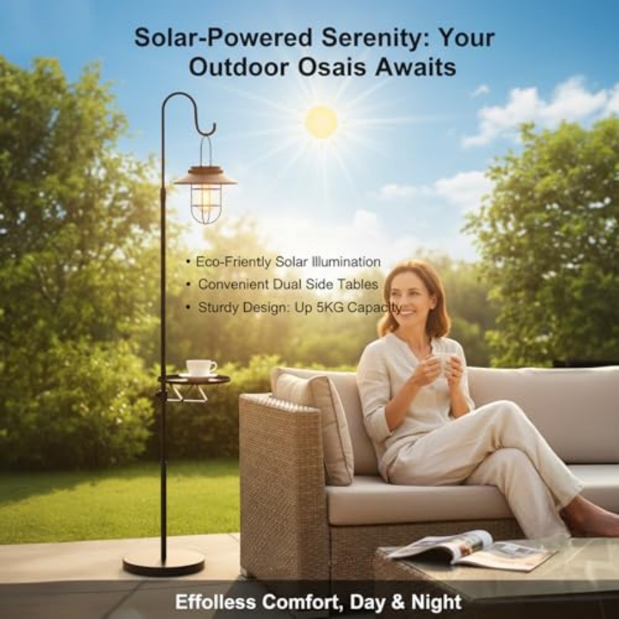 Güneş Enerjili Ayaklı Lamba ve - Solar Lamp incelemesi ve fiyatı