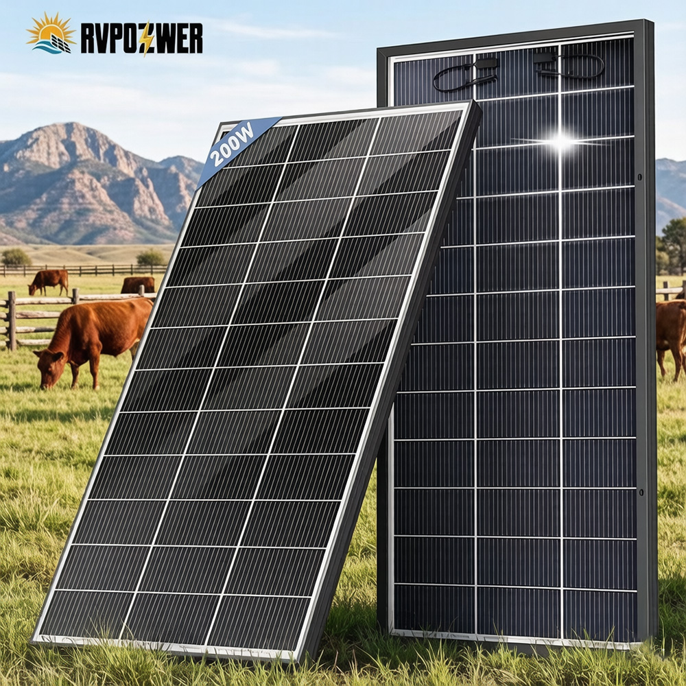 RVPOZWER Çift Taraflı Güneş Pa - Solar Panel 200W incelemesi ve fiyatı