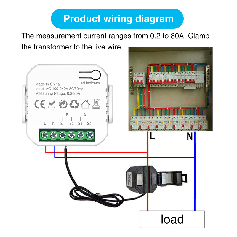 Tuya Akıllı Wifi Akıllı Enerji - Energy Monitor Meter incelemesi ve fiyatı