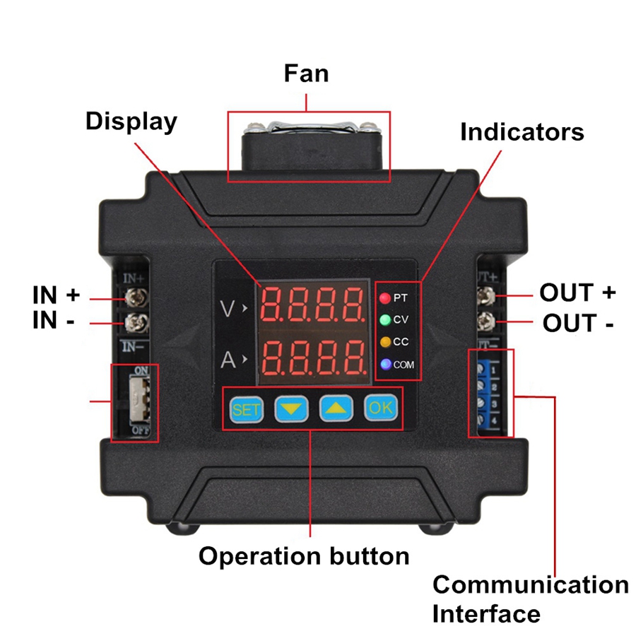 DPM8650-485RF 60 V 50A Uzaktan - Charge Controller Solar incelemesi ve fiyatı