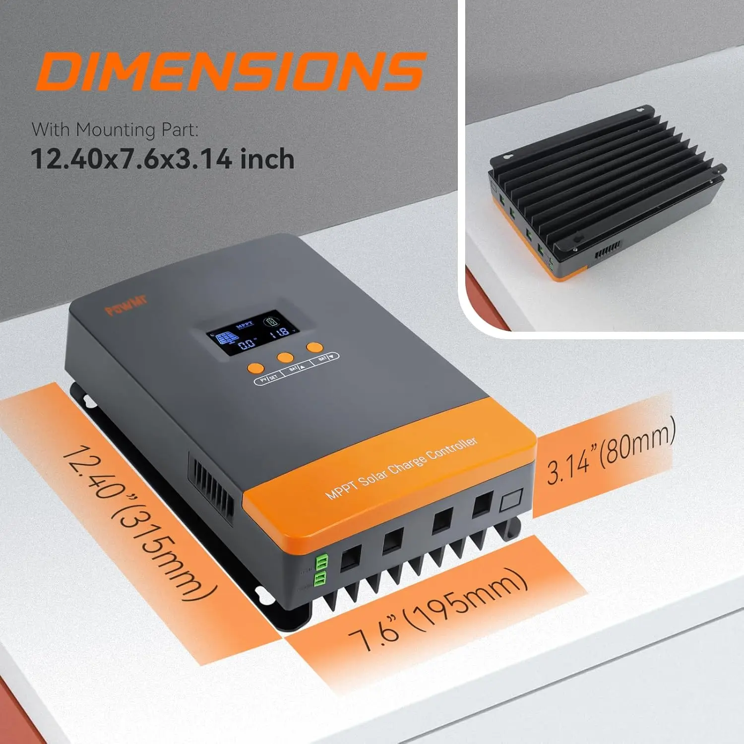 PowMr Çok Satan 12V 24V 48V Ak - Charge Controller Solar incelemesi ve fiyatı