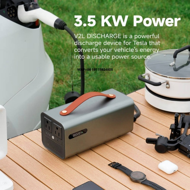 3.5kW NACS V2L Deşarj İstasyon - Outdoor Power Station incelemesi ve fiyatı