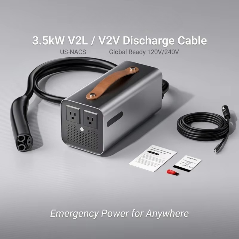 3.5kW NACS V2L Deşarj İstasyon - Outdoor Power Station incelemesi ve fiyatı