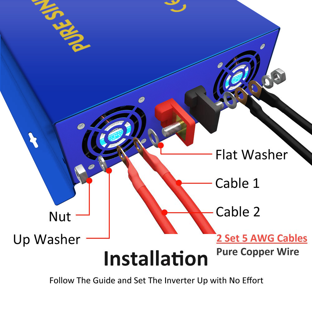 2026 Sıcak Fırsat WZRELB 3000W - Power Inverter incelemesi ve fiyatı