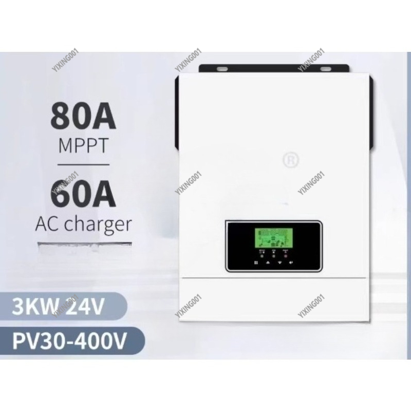 3KVA/2400W 24V Güneş İnvertörü - Charge Controller Solar incelemesi ve fiyatı