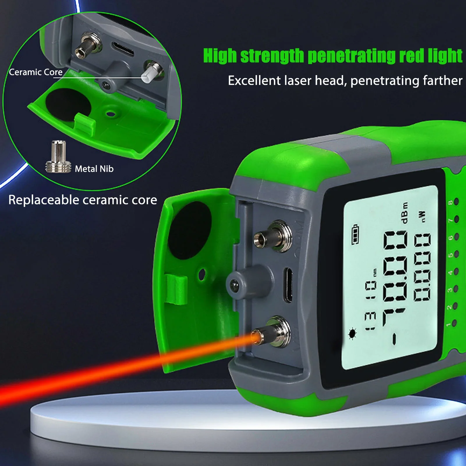 Kırmızı Işık Optik Kablo Güç T - Energy Monitor Meter incelemesi ve fiyatı