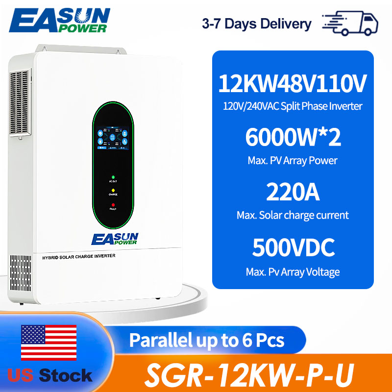 EASUN US 12KW 12000W Bölünmüş  - Charge Controller Solar incelemesi ve fiyatı
