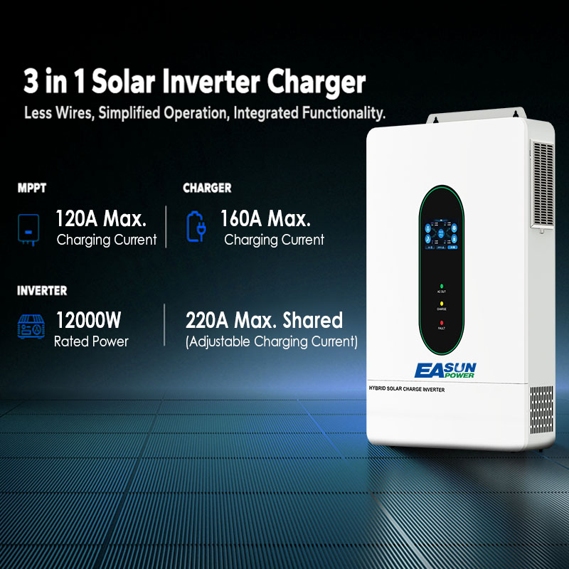 EASUN US 12KW 12000W Bölünmüş  - Charge Controller Solar incelemesi ve fiyatı