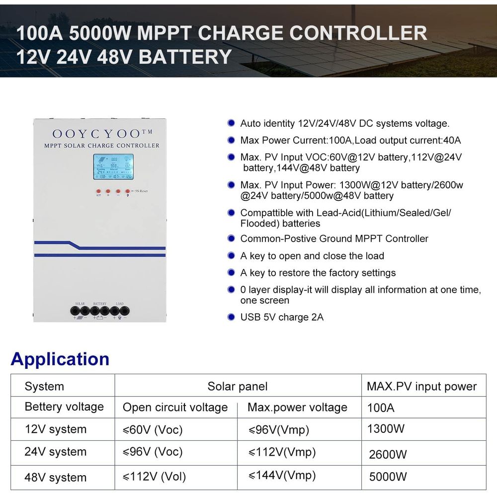100 Amp MPPT Güneş Enerjisi Şa - Solar Panel incelemesi ve fiyatı