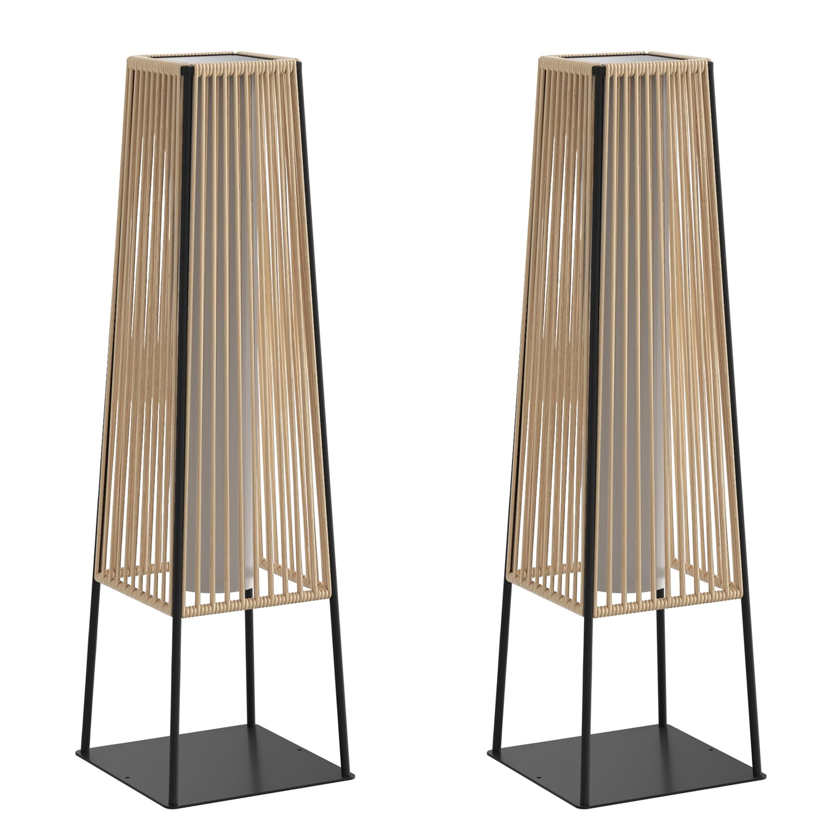 Solar Rattan Dış Mekan Ayaklı  - Solar Lamp incelemesi ve fiyatı